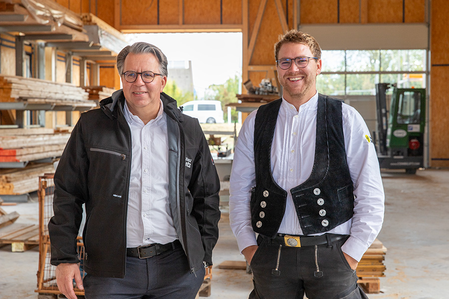 Die Geschäftsführer Christoph und Johua Hache
